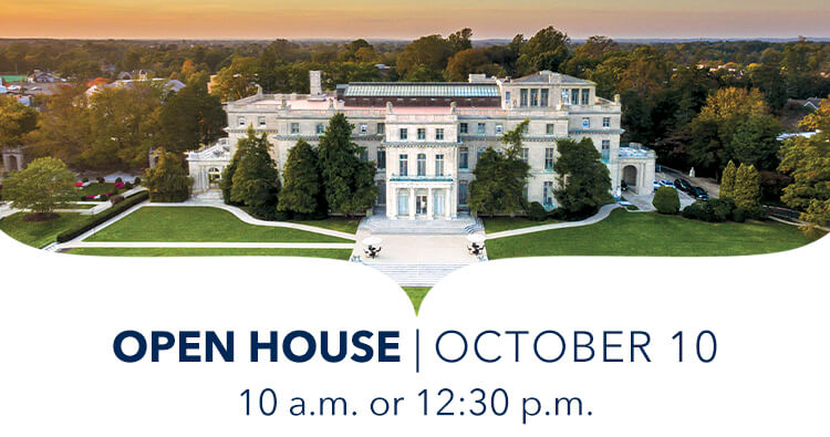 Open House October 10, 10 a.m. or 12:30 p.m., rain or shine