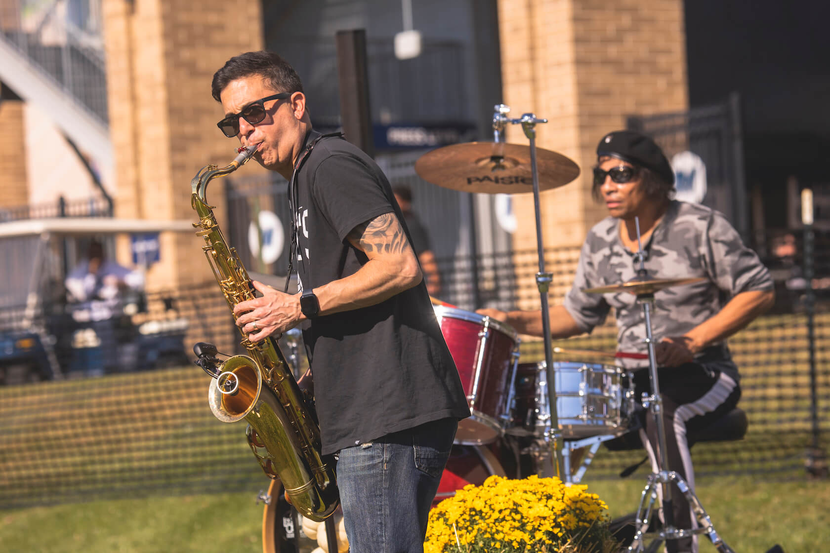 saxophone player