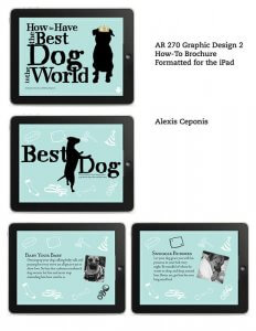 Student: Alexis Ceponis – Course: Graphic Design 2
