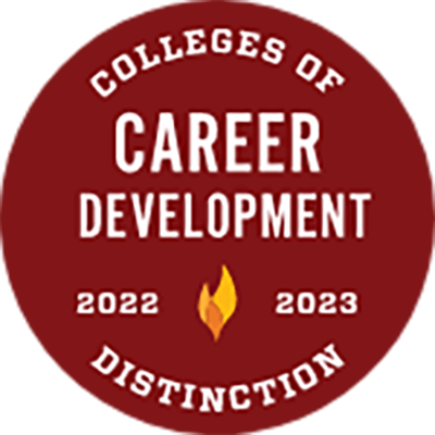 Career Development - Colleges of Distinction Badge for 2022-23.
