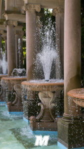 MU Desktop or Mobile Wallpapers: Fountains at The Great Hall