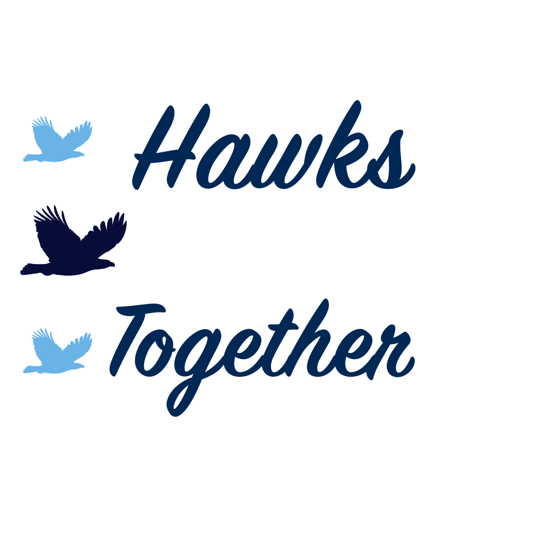 Click for Hawks Fly Together sticker