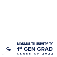 Monmouth University 1st Gen Grad Class of 2022 (square image, no frame, blue text)