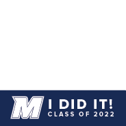 I Did It! Class of 2022 (blue bottom banner, white text)