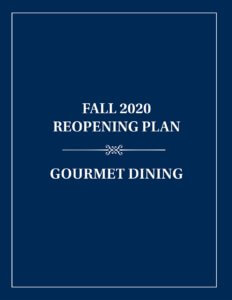 Gourmet Dining Reopening Plan Cover image 