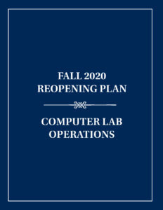 Computer Lab Operations  Reopening Plan