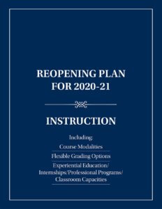 Instruction reopening plan 2020-21