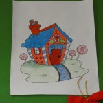 Another photo of work by Coloring Contest winner