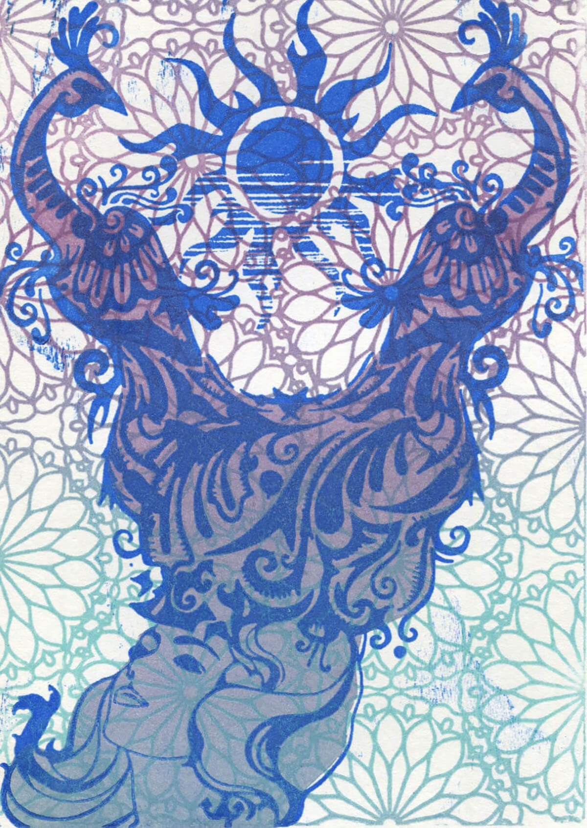 Click to view Student: Brittany Russo-Course: Print Intaglio Relief