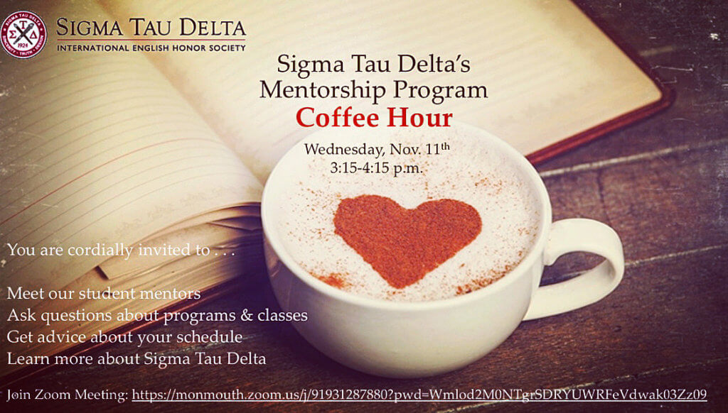 Photo image of event flyer for Mentorship Program Coffee Hour
