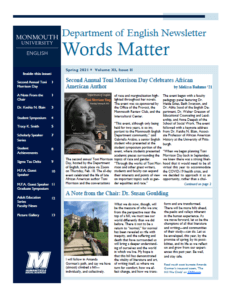 Cover image of Spring 2021 issue of Words Matter - Click or tap to read and download issue