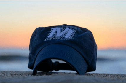 Image of Monmouth hat on beach