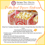 Double Good Popcorn Fundraiser, December 6-10, 2022