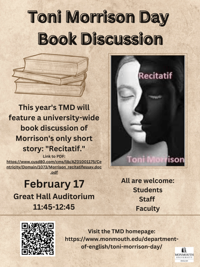 4th Annual Toni Morrison Day Book Discussion, February 17, 2023