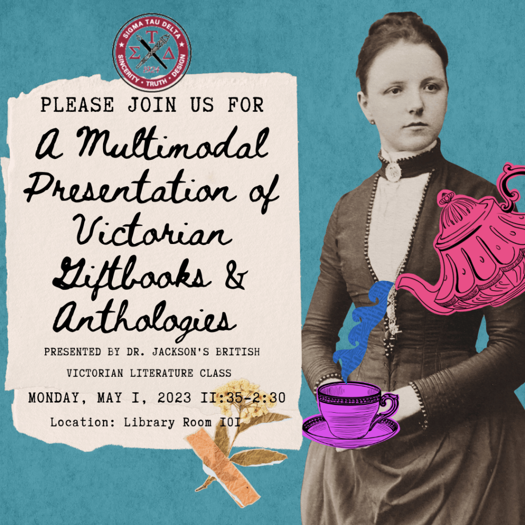 A poster for Multimodal Presentation of Victorian Giftbooks & Anthologies