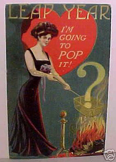Photo Image of 1908 Leap Year Postcard 0- Pop it