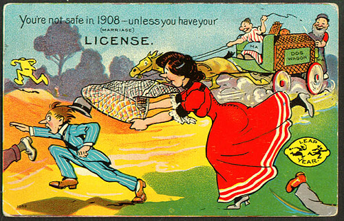 Photo of 1908 Leap Year Postcard