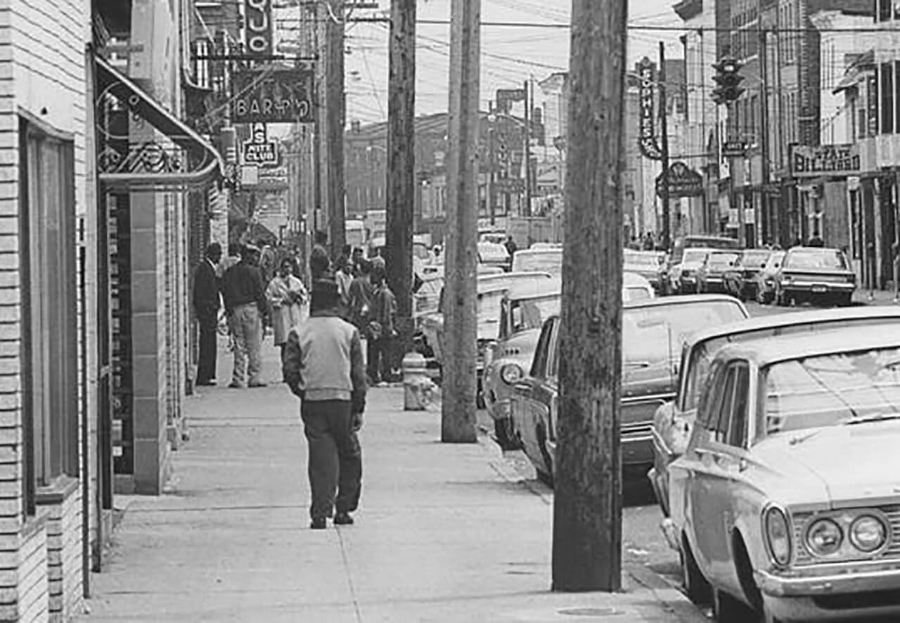 Photo of Springwood Avenue on the West Side 1968; Courtesy of Asbury Park Press-USA TODAY News Network