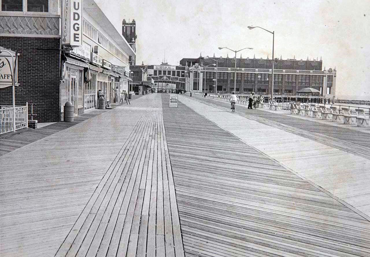 Photo of Asbury Park Boardwalk 1969 ; Courtesy of Asbury Park Press-USA TODAY News Network
