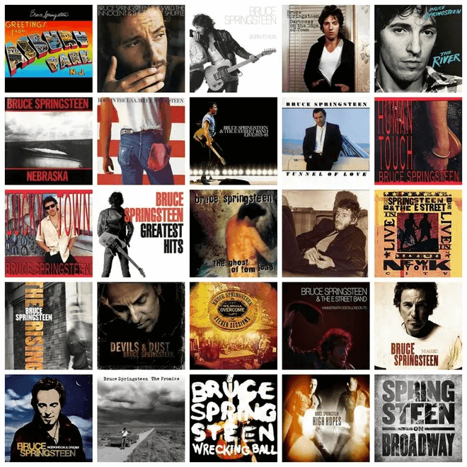 Springsteen Album Covers