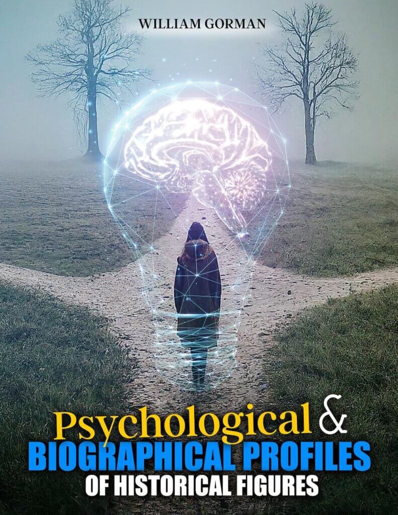 Illustration of woman walking down a road with three paths. Imposed over the illustration is a node map of a human head, with the image of a brain glowing inside.