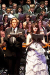 Pictured are singers from the Monmouth University Chorus