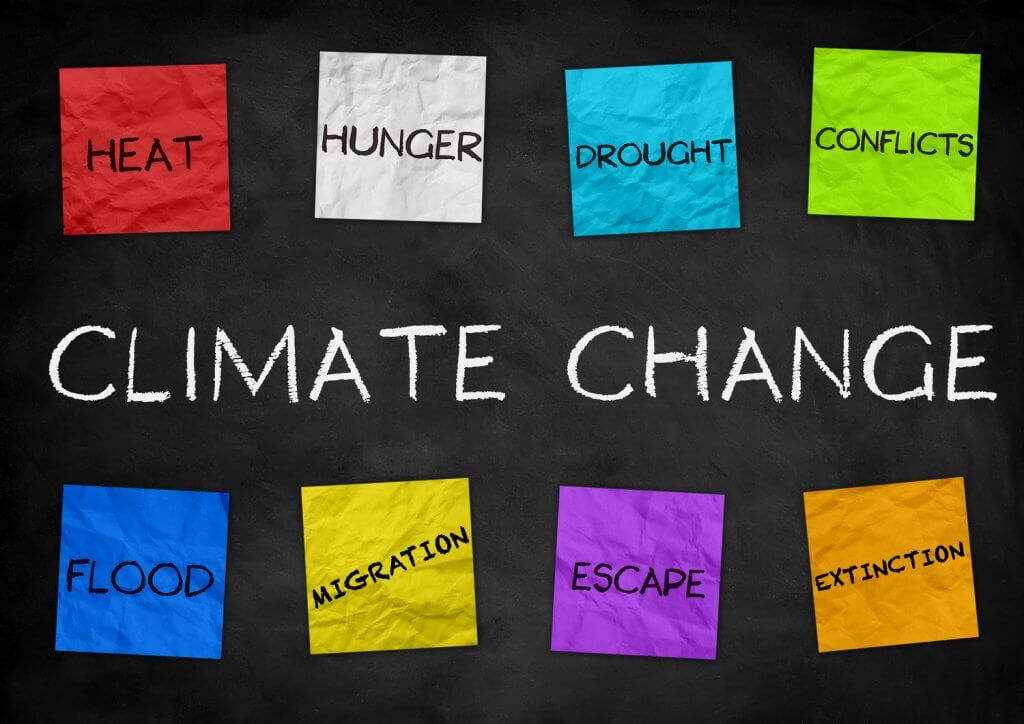 Image shows flyer for Climate Crisis Teach-In at Monmouth University