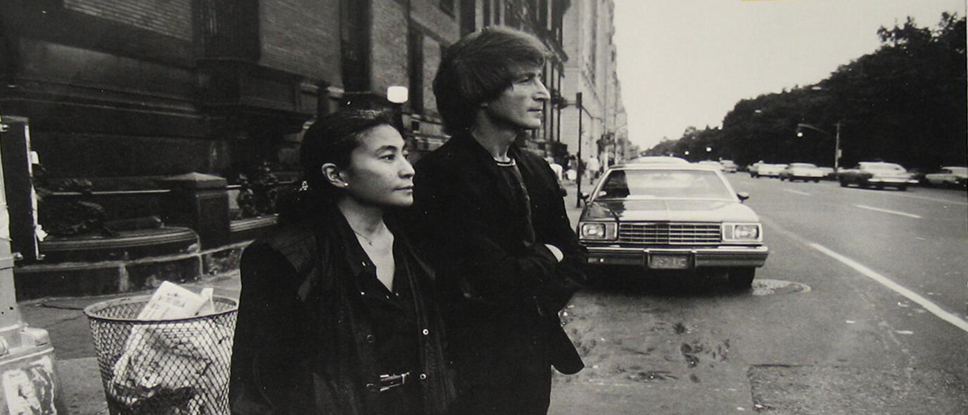 Photo image of John Lennon and Yoko Ono in New York City