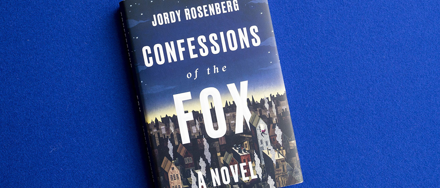 Photo image of bookcover for the novel Confessions of the Fox by Jordy Rosenberg