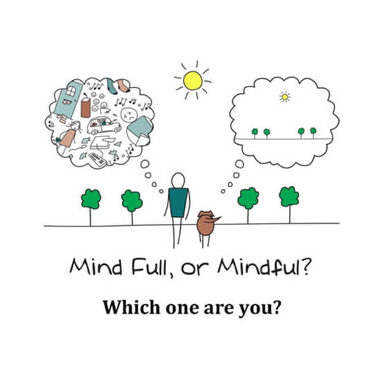 Workshop Promotional Drawing for Mind Full or Mindful? Which One Are You?