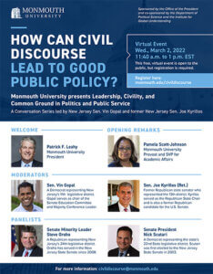 How Can Civil Discourse Lead to Good Public Policy - click or tap to view and download flyer