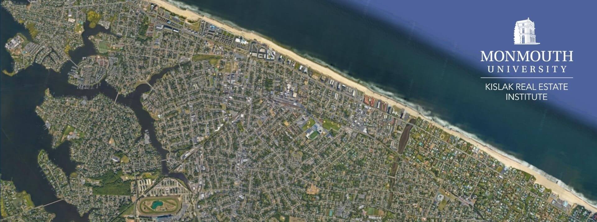 A satellite view of West Long Branch
