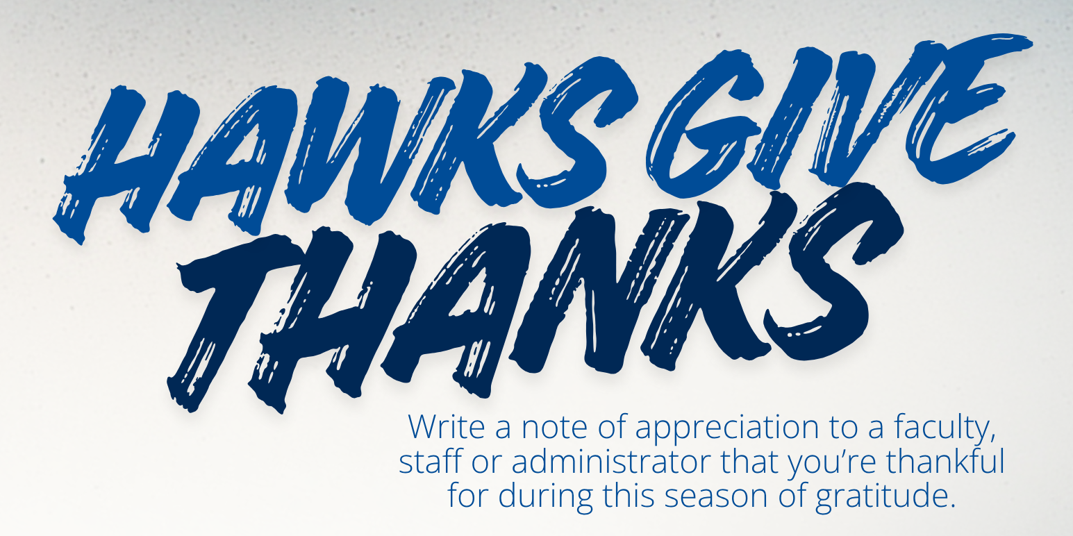 Hawks Give Thanks – Gratitude Card Writing