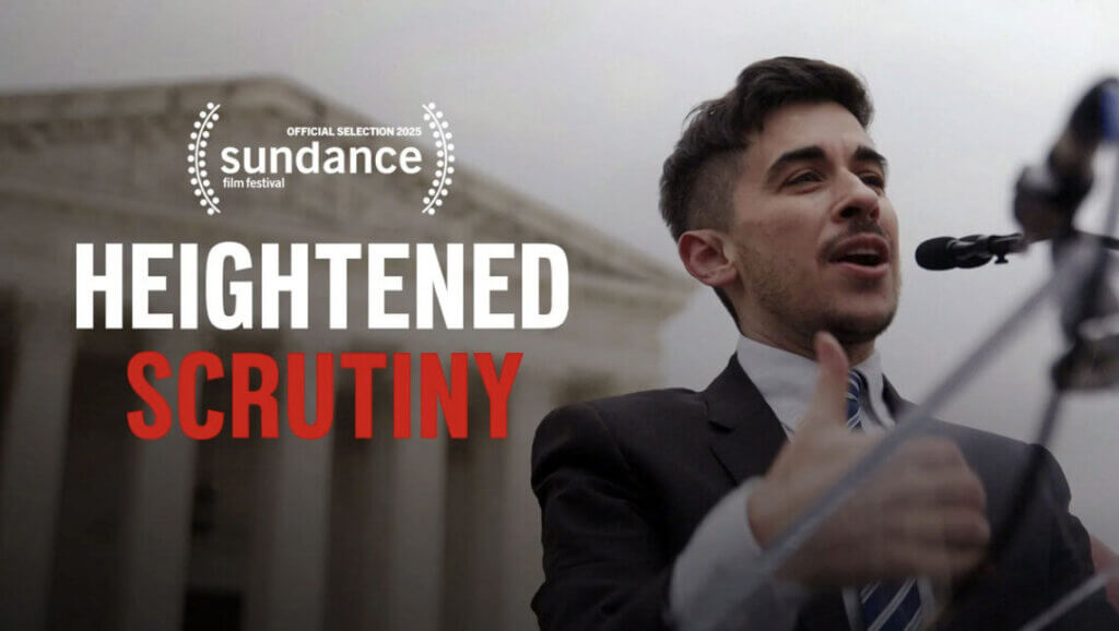 Movie poster for the film, Heightened Scrutiny