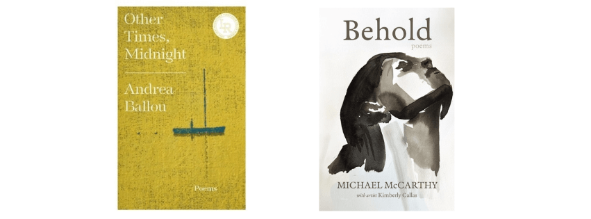 Book Covers for The Other Times, Midnight by Andrea Ballou and Behold by Mike McCarthy