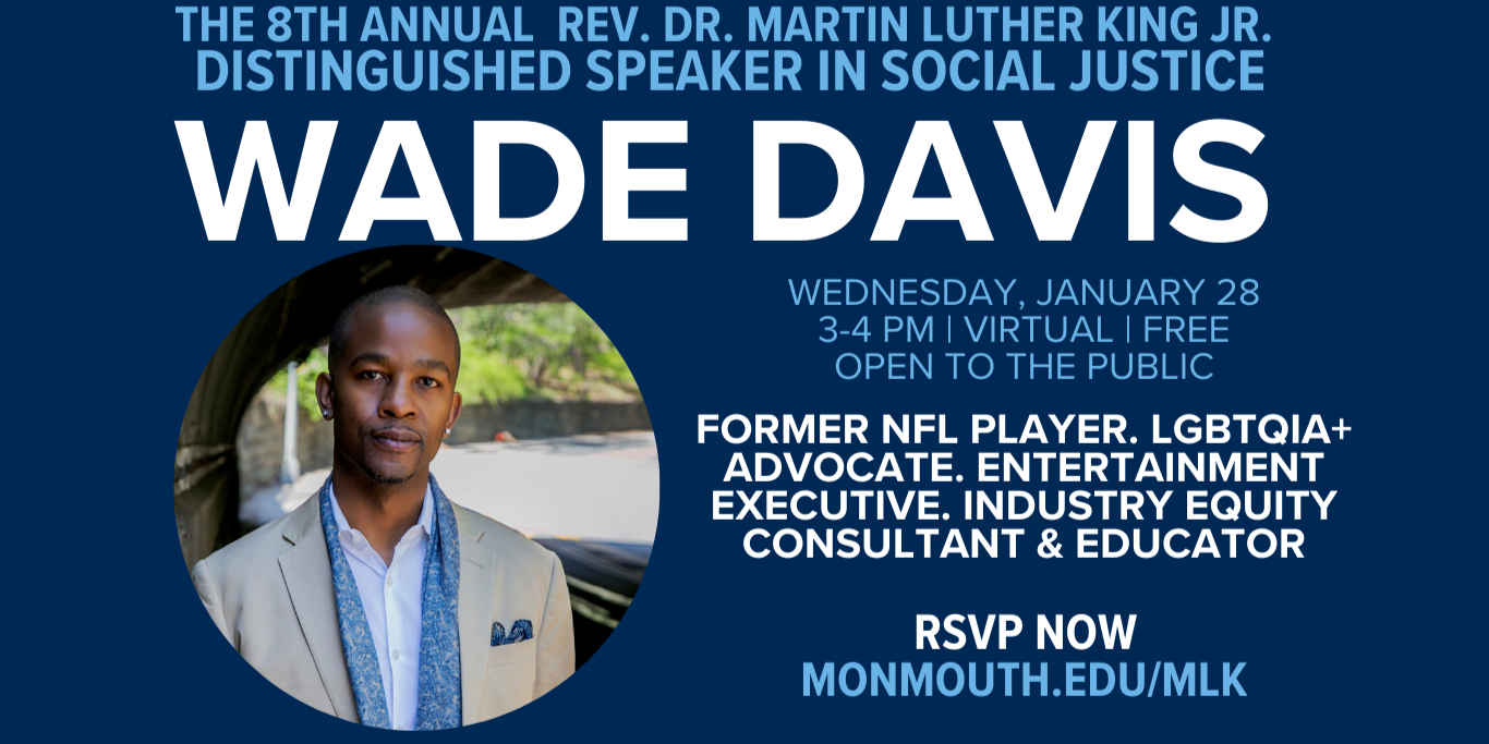 8th Annual MLK Distinguished Lecture in Social Justice featuring Wade Davis