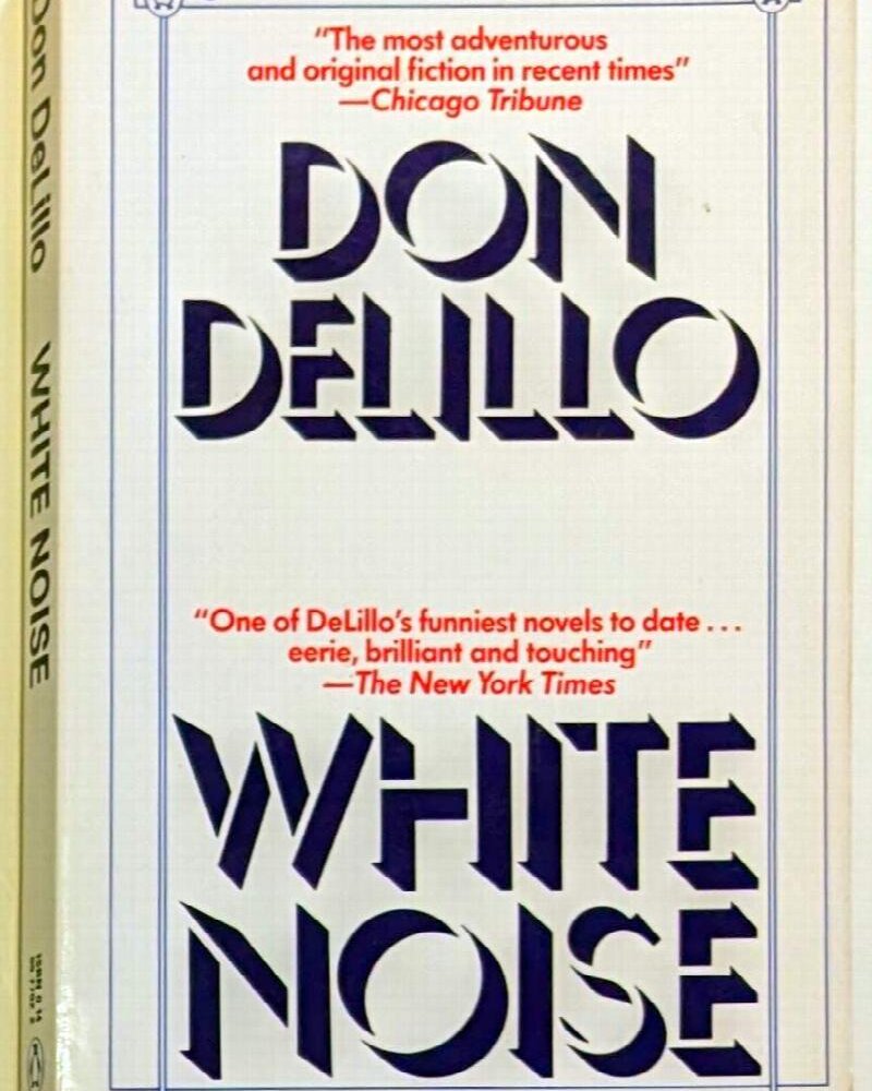 Don Delillo's book cover for White Noise
