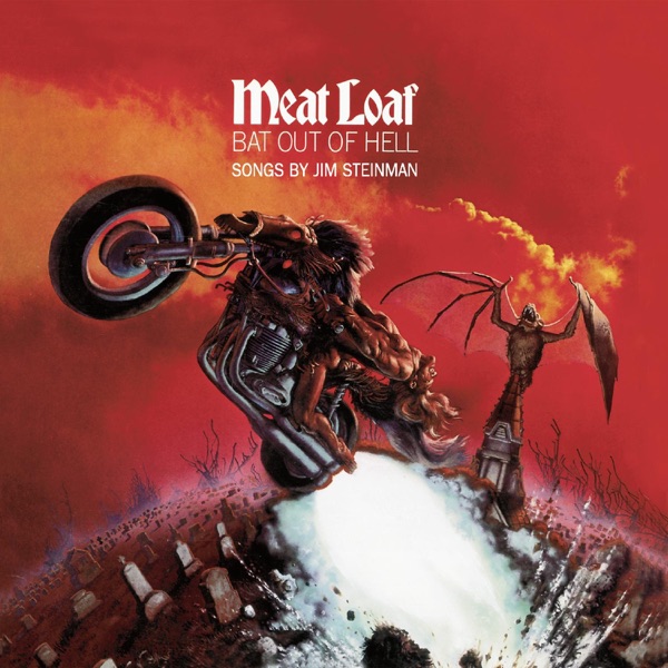 Meat Loaf's album cover for Bat out of Hell
