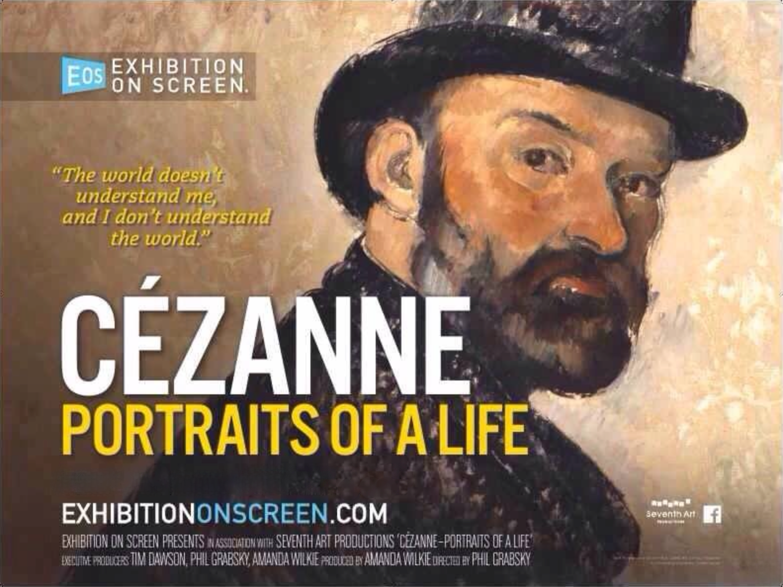 movie poster for Cezanne: Portraits of a Life art film
