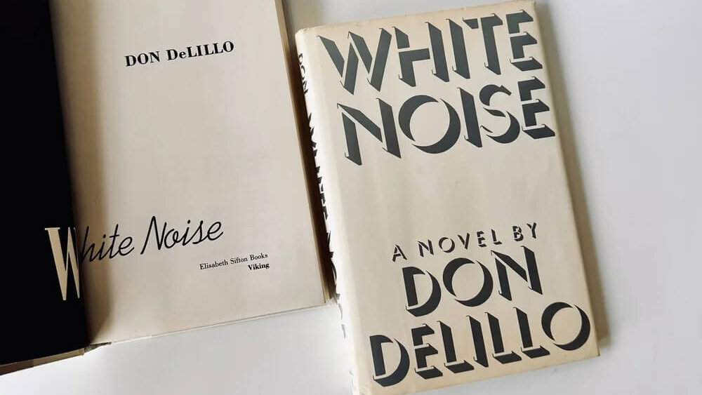 Don Delillo's book cover for White Noise