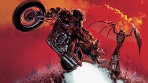 Meat Loaf's album cover for Bat out of Hell