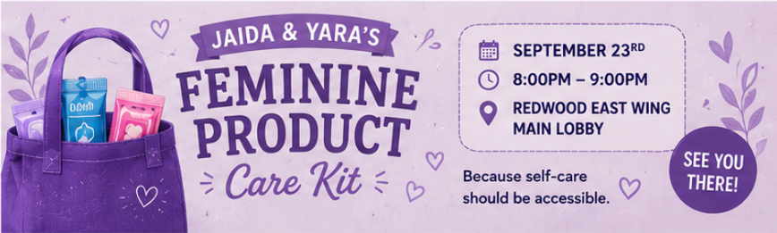 Feminine Goodie Bags with Yara and Jadia