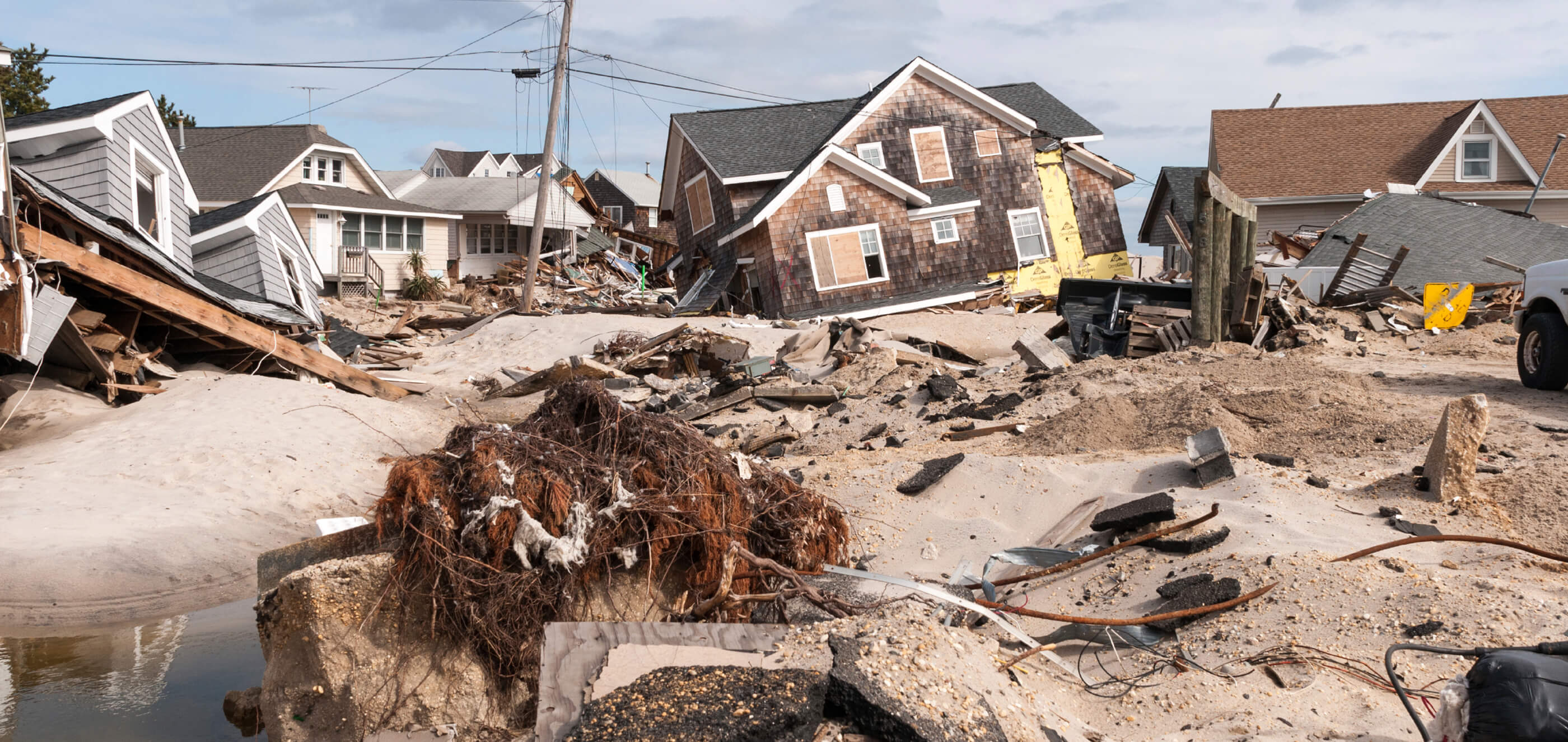 Superstorm Sandy wreckage