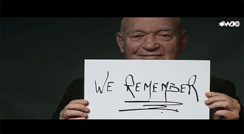 Screenshot from UN Forum -We Remember Campaign for International Holocaust Remembrance Day