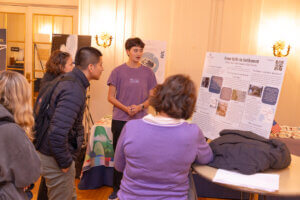 Student poster presentation.