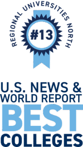 Number 13 for Regional Universities North on the US News and World Report Best Colleges list