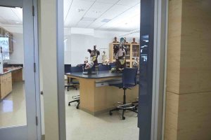 A lab in the School of Science building