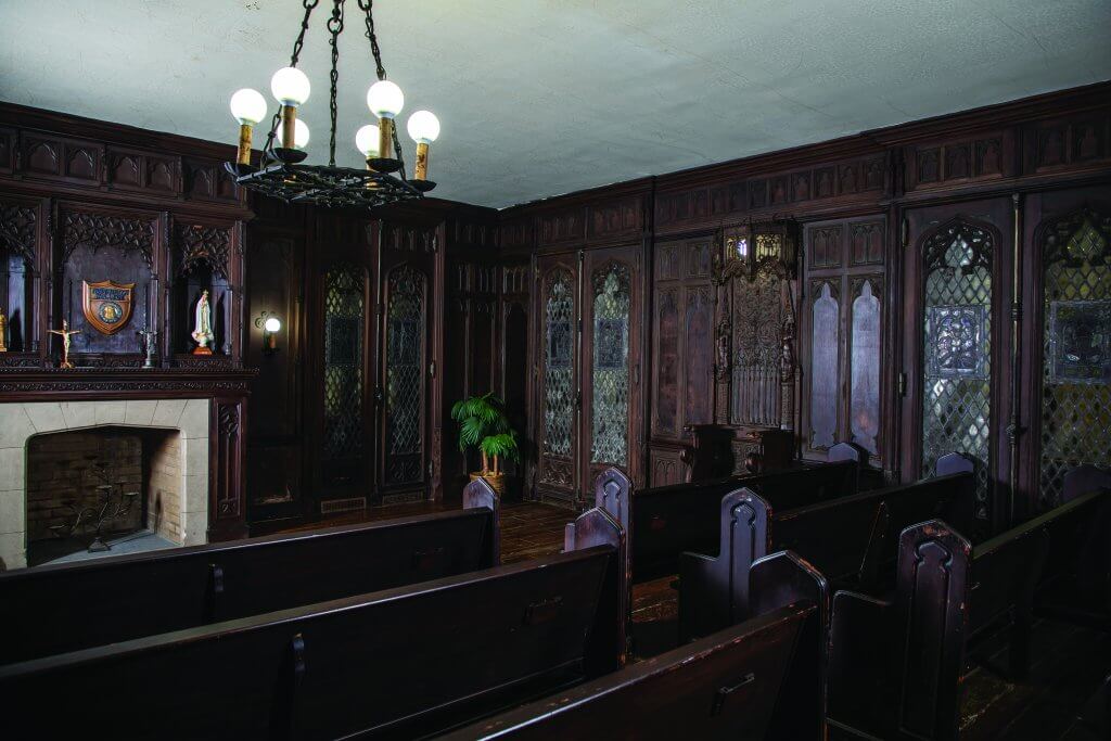 interior of Withey Chapel
