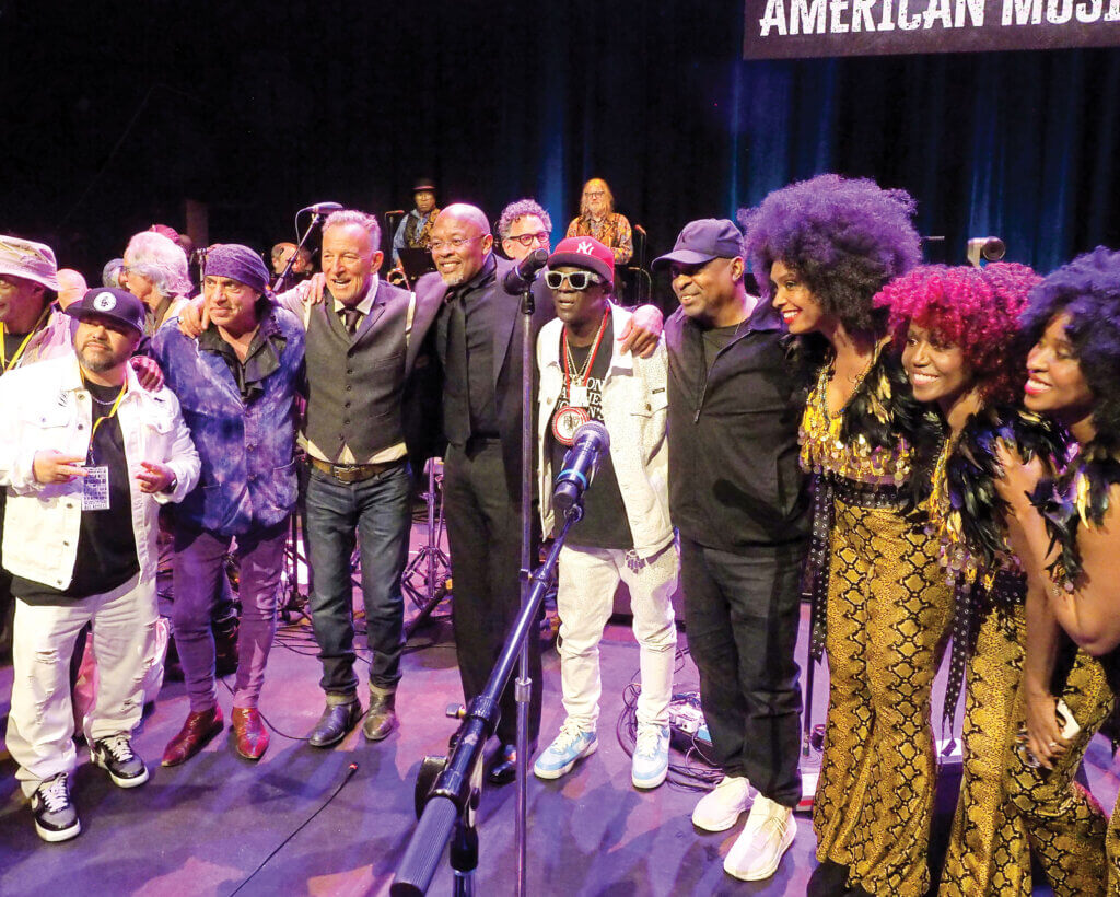 Honorees and performers gather onstage at the 2025 American Music Honors.