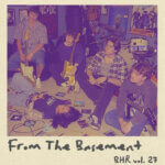 Cover art for Blue Hawk Records' "From the Basement" featuring student musicians seated with instruments